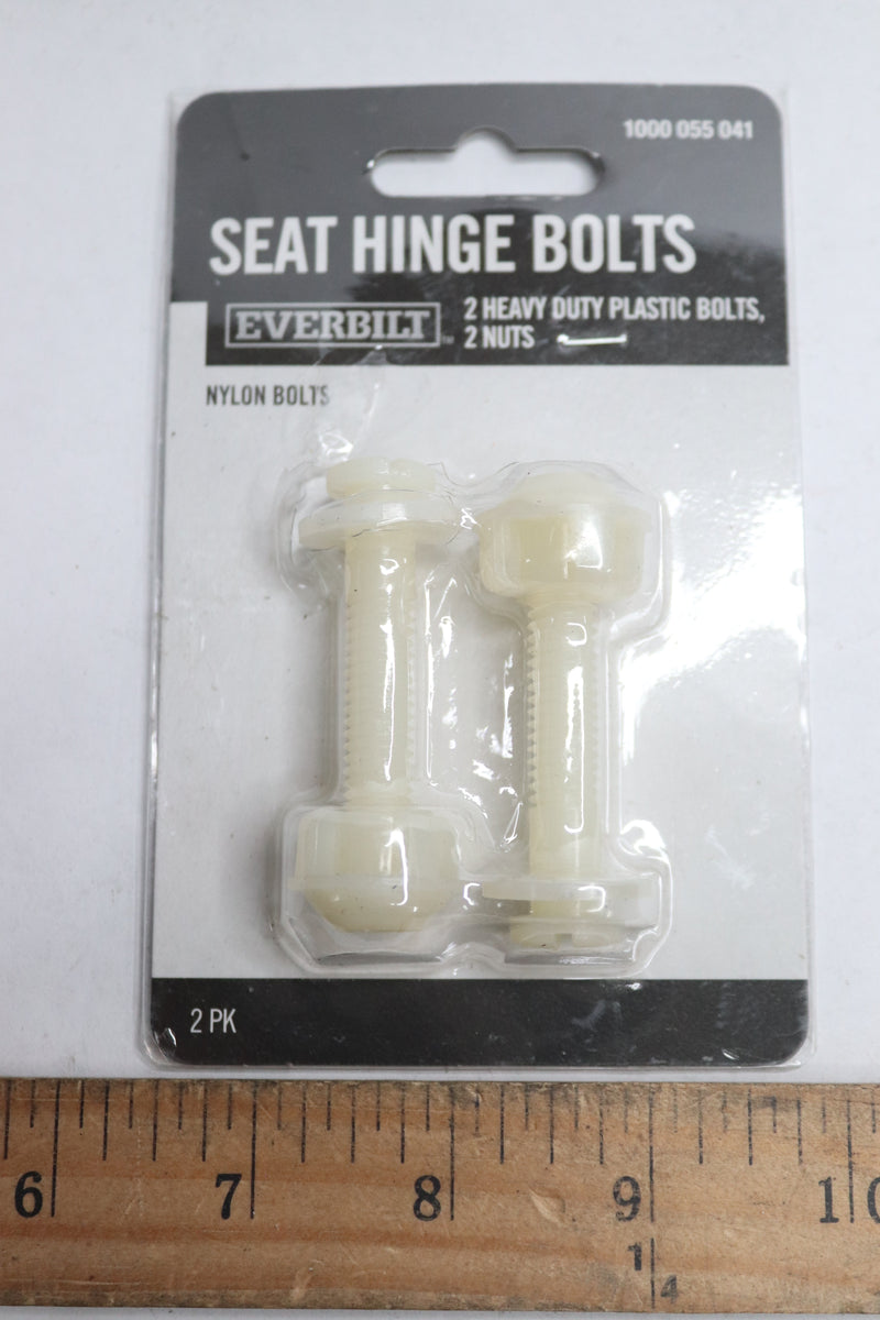 (2-Pk) Everbilt Universal Toilet Seat Hinge Bolts Assembly 1000 055 041