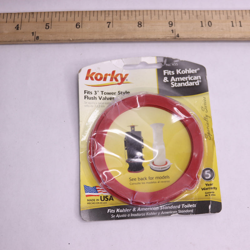 Korky Toilet Flush Valve Seal Kit 3" 435