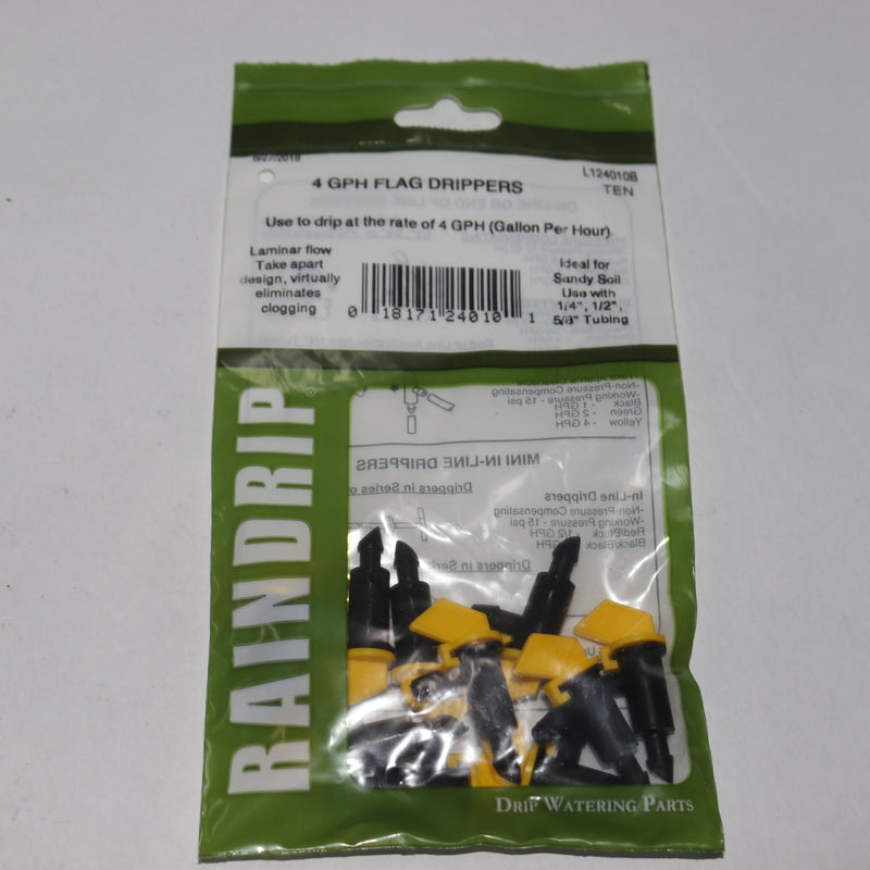 (1-Pk) Raindrip Flag Dripper 124010B