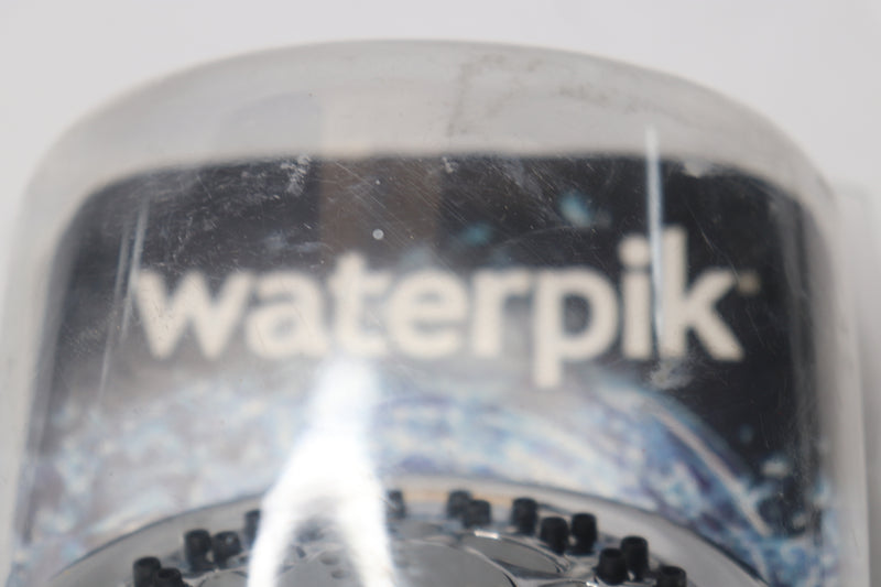 Waterpik 5-Spray 3.8 in. Single Wall Mount 1.8 GPM Fixed Shower Head in Chrome