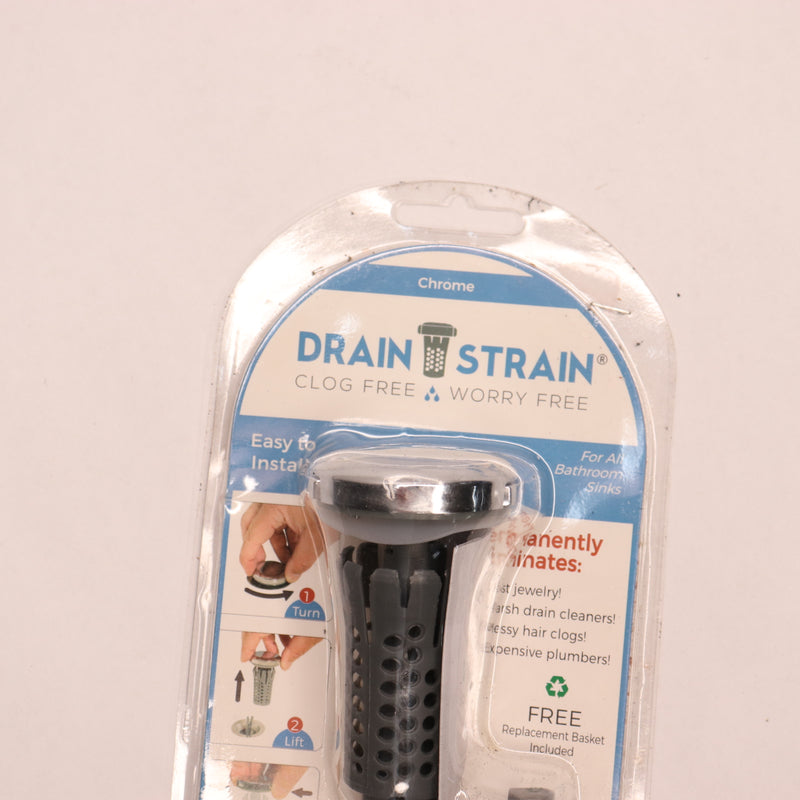 Drain Strain Stopper Chrome CHR001