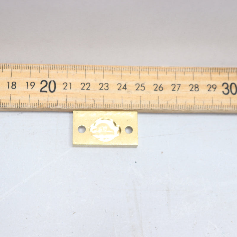 Hager Brass Door Strike 1-3/8" X 3/4" 013006