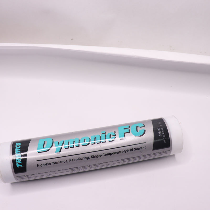 Tremco Dymonic FC Low-Modulus Polyurethane Hybrid Sealant White 10.1oz Tube