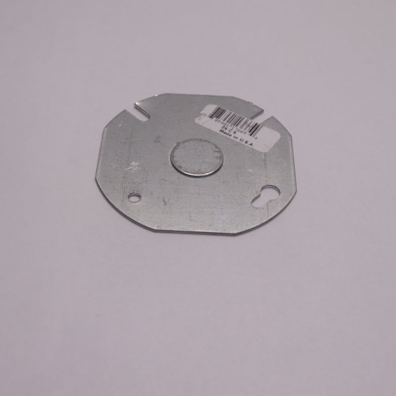 Flat Type Fixture Box Cover Plate Pre-Galvanized Steel 3-1/2" x 1/2" 24C6