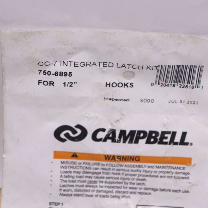 Campbell Replacement Latch Kit Brass 7506895