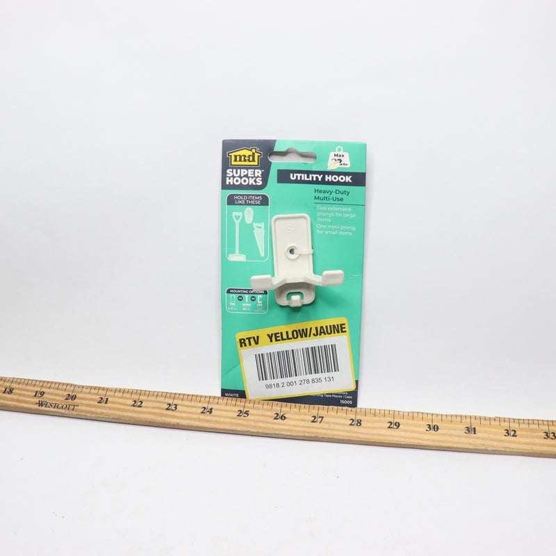 (1-Pk) M-D Building Products Utility Hook White 15005