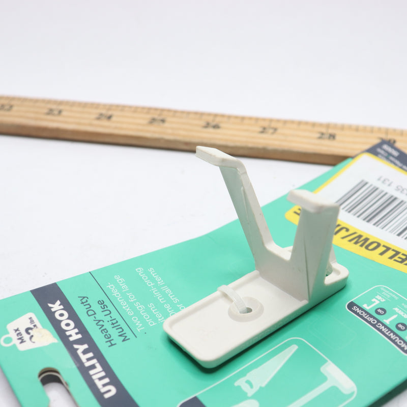 (1-Pk) M-D Building Products Utility Hook White 15005