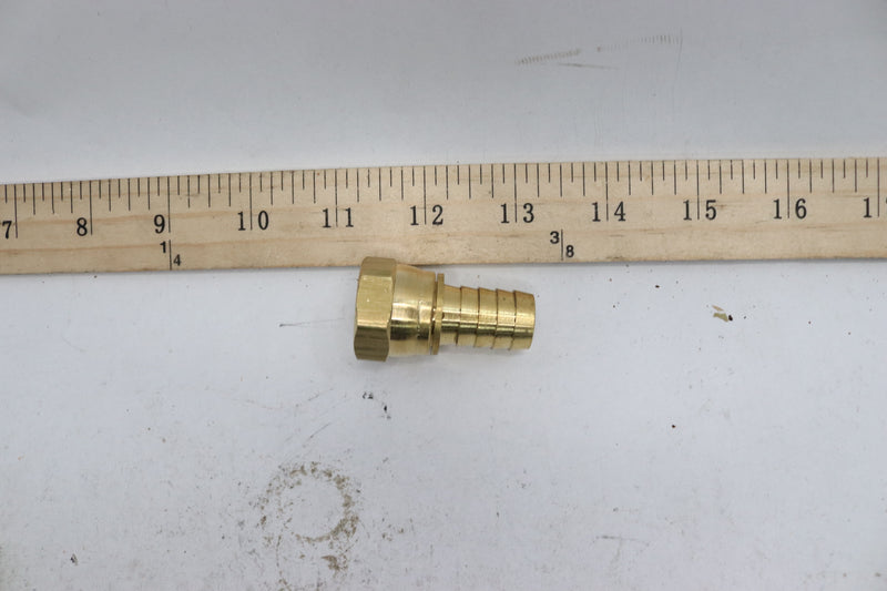 Everbilt Hose Barb Adapter Fitting Brass 5/8" Barb x 1/2" MIP