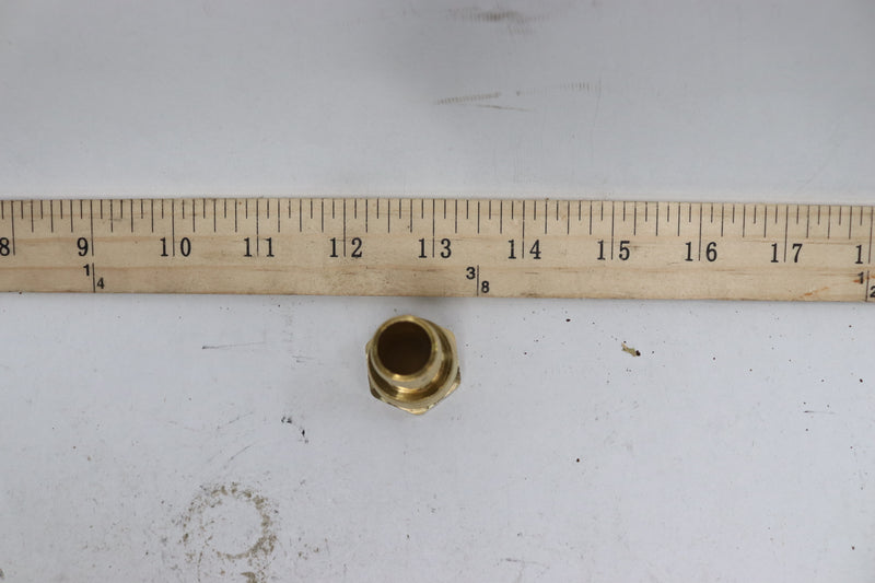 Everbilt Hose Barb Adapter Fitting Brass 5/8" Barb x 1/2" MIP