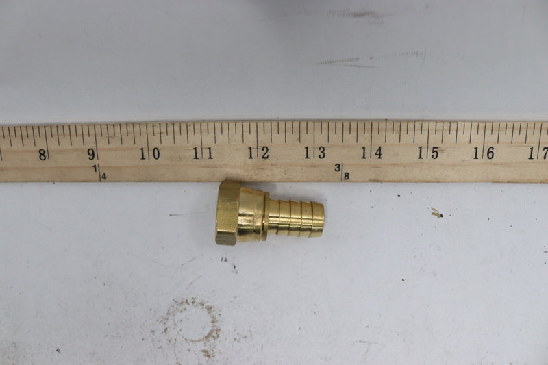 Everbilt Hose Barb Adapter Fitting Brass 5/8" Barb x 1/2" MIP