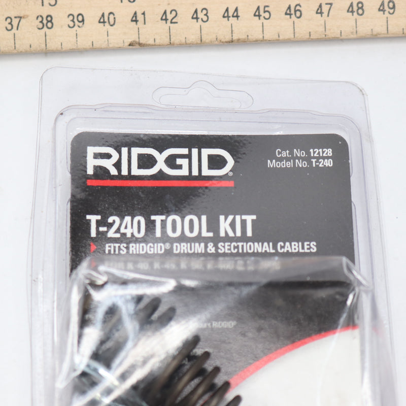 Rigid Drain Cleaning Kit Metal T-240 3/8" Connection Size 12128