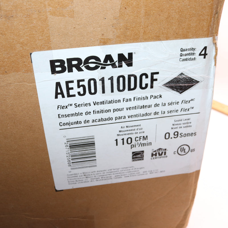 Broan Ventilation Fan Finish Pack AE50110DCF