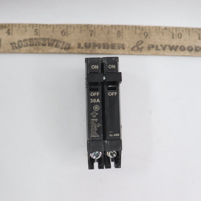 GE General Electric Q-Line 1 in. Double-Pole Circuit Breaker 240V 30amp THQP230