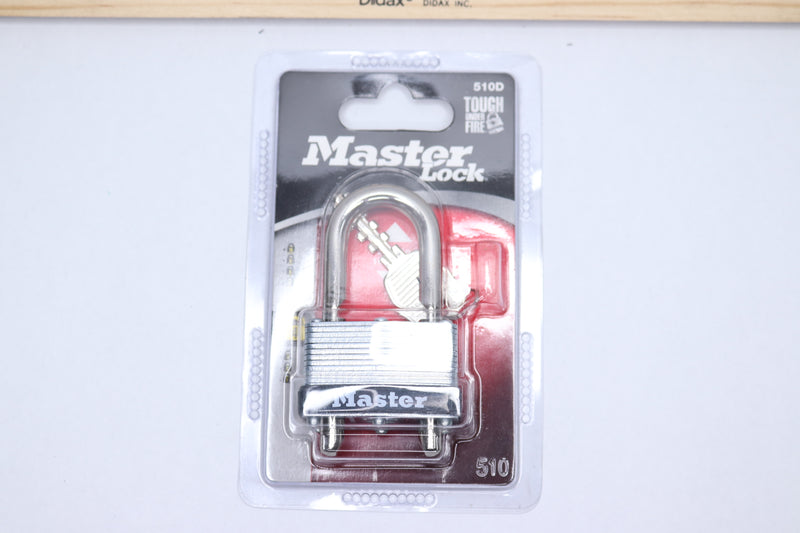 Master Lock Laminated Warded Padlock Steel 1-3/4 510D