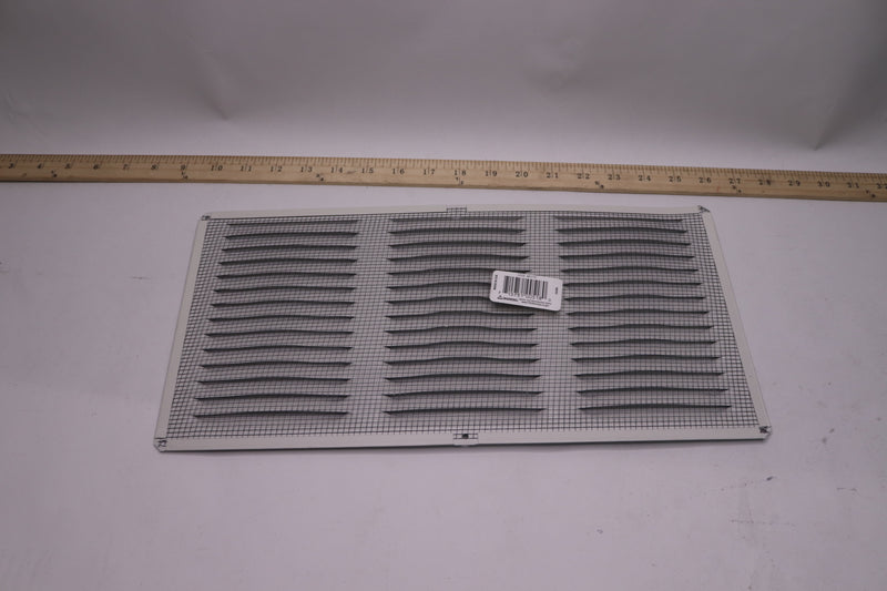 Air Vent Under Eave Vent White Aluminum 8" H x 16" L