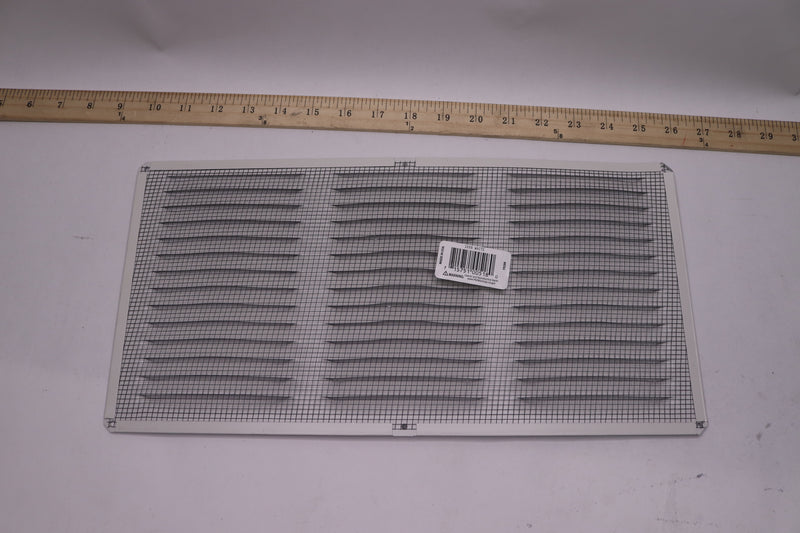 Air Vent Under Eave Vent White Aluminum 8" H x 16" L