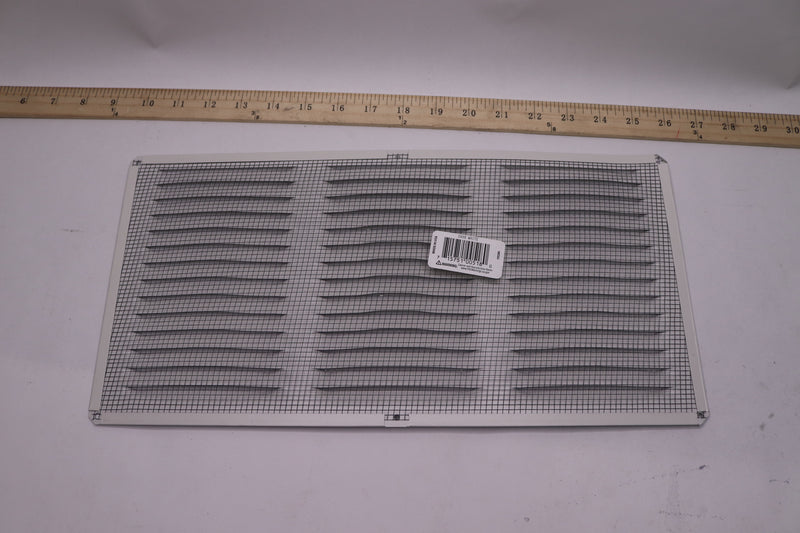 Air Vent Under Eave Vent White Aluminum 8" H x 16" L