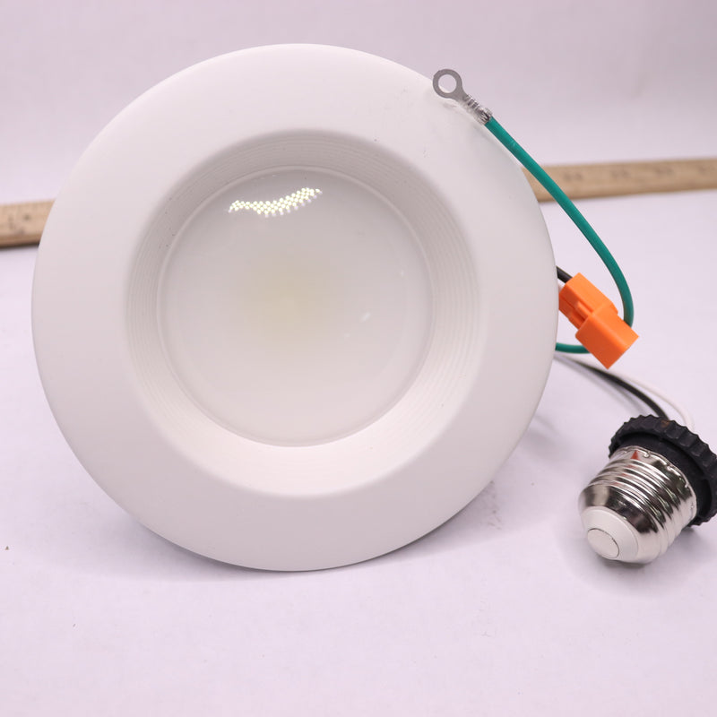 Halo RL Integrated LED Recessed Ceiling Light Trim White 4" RL4099S1EWHR