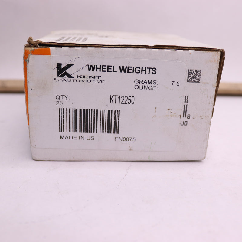(25-Pk) Kent Automotive Wheel Weight 7.5g FN0075 KT12250