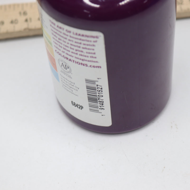 Colorations Washable Finger Paints Non-Toxic Violet 16 fl Oz 6842P