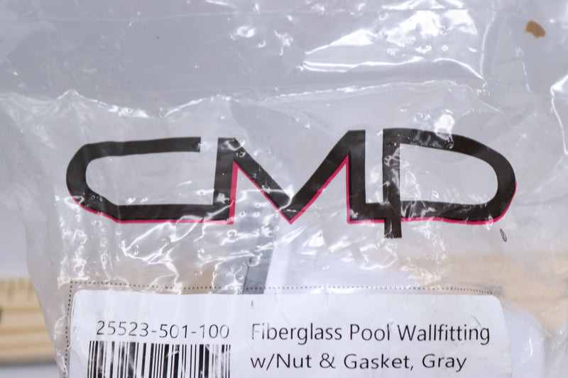 CMP Wall Return Fitting & Gasket Fiberglass Gray 1.5" 25523-501-100