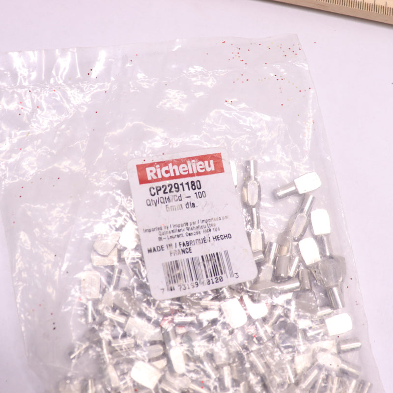 (100-Pk) Richelieu Metal Shelf Pin 5mm Diameter CP2291180