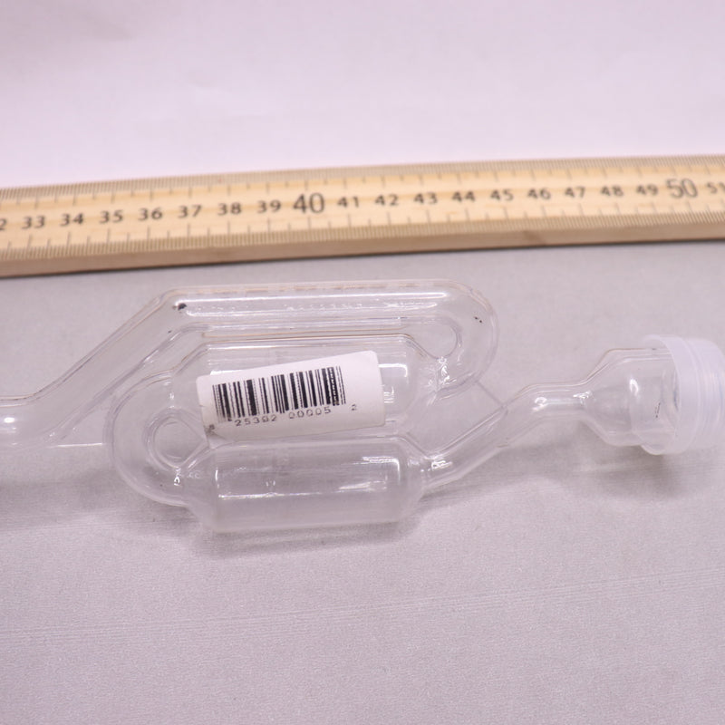 Twin Bubble Airlock Plastic Clear - Incomplete - Airlock Only