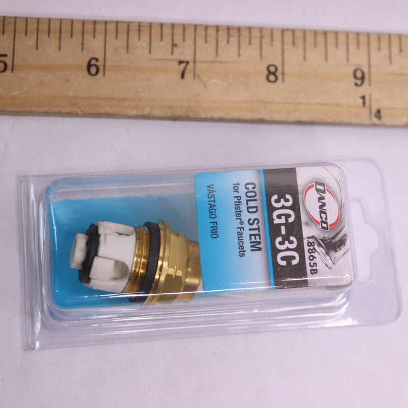 Danco PR PF STEM Brass White 18865B