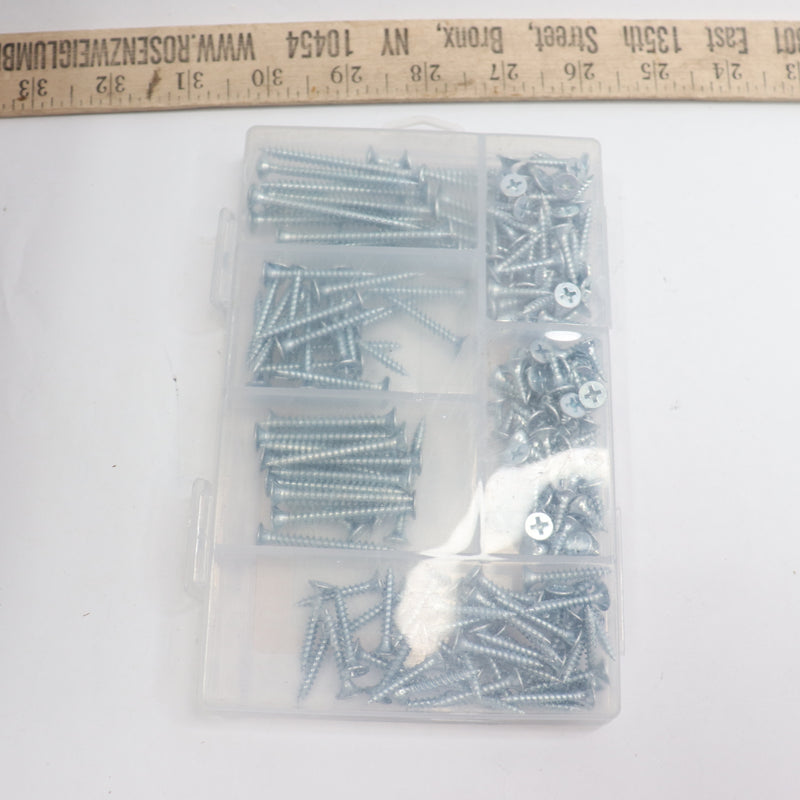 (200-Pk) Jegonfri Flat Head Hardware Wall Nails Nickel Plated 14-Ga 1-3/4"