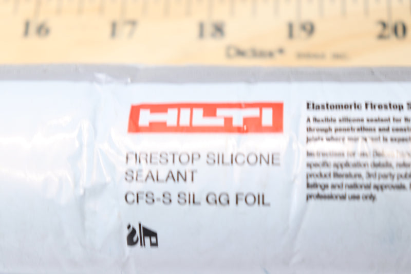 Hilti Firestop Silicone Sealant 20.2 fl. oz. Foil Tube CFS-S SIL GG