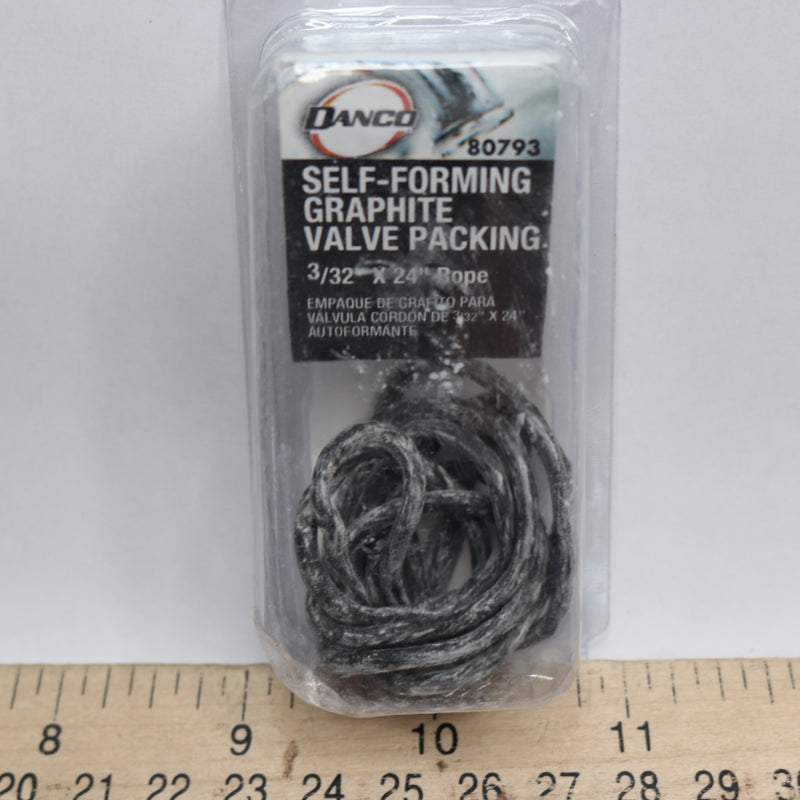 Danco Self-Forming Graphite Valve Packing 3/32" X 24" Rope 80793