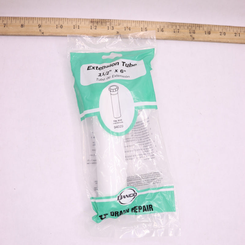 Danco Slip-Joint Extension Tube Plastic 1-1/2" x 6" 94029