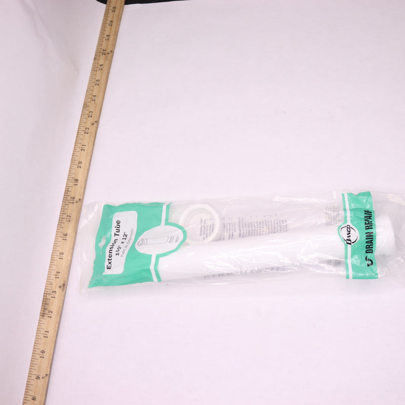 Danco Slip-Joint Extension Tube White 1-1/2" x 12" 94031