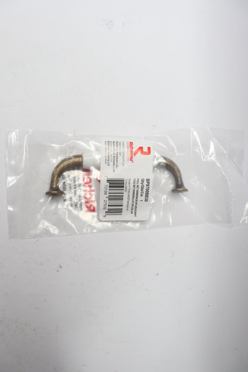 (1-Pk) Richelieu Handle Cabinet Pull 3-3/4" Center To Center BP9700BB30