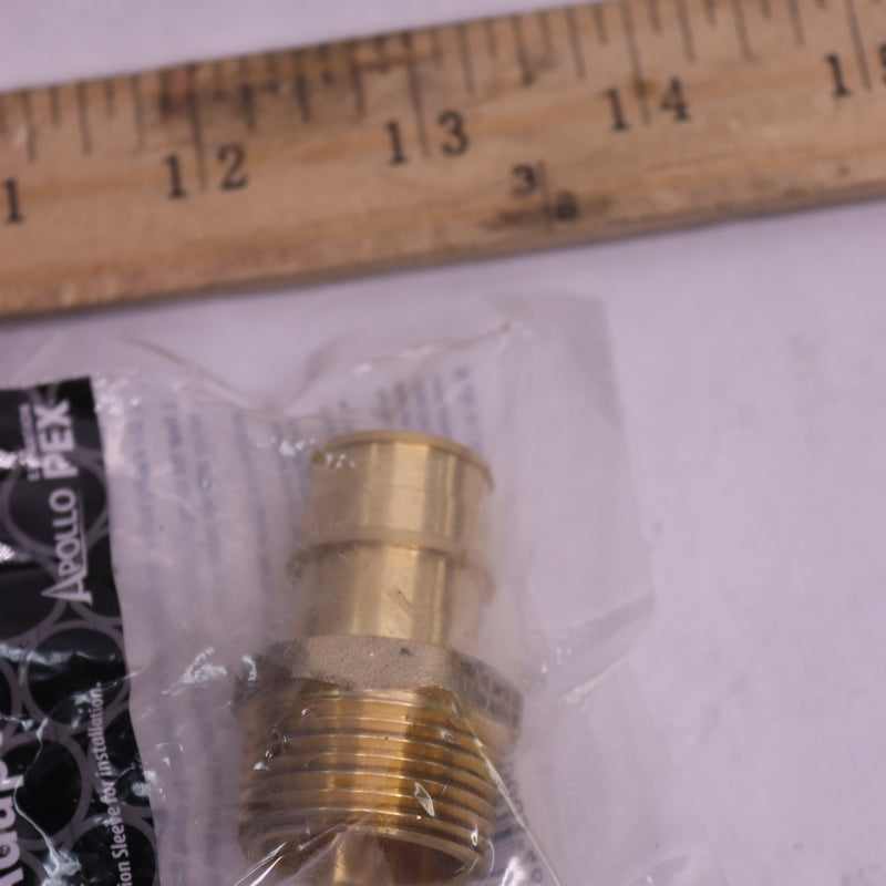 Apollo PEX-A Valves Barb Adapter Fitting Brass 1.8" x 3/4" EPXMA3434