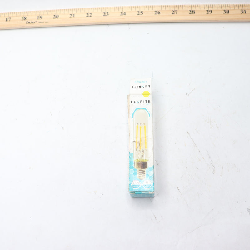 Luxrite LED Bulbs Candelabra Base Warm White Dimmable 5W 500LM 2700K LR21622