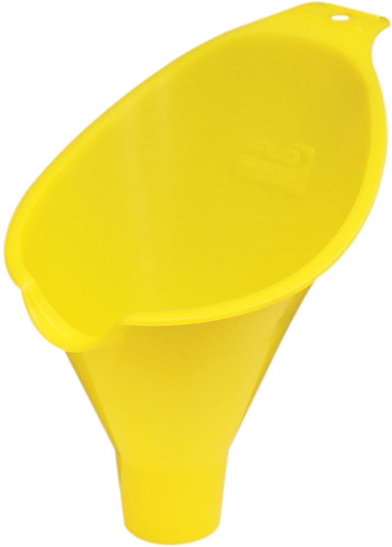 (12-Pk) Hopkins FloTool Spill Saver Radiator Funnel Plastic Yellow 4" 10703