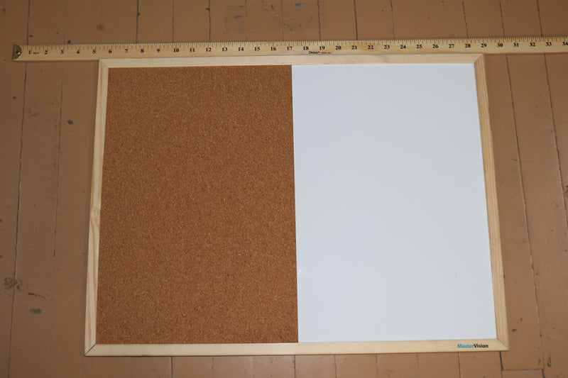 Master Vision Wood Framed Combination Board - Damaged Backing