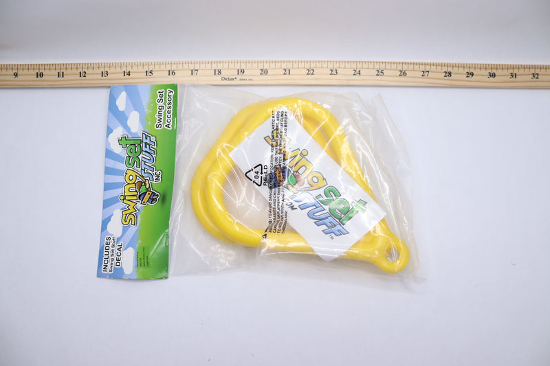 (2-Pk) Swing Set Stuff Inc. Swing Set Stuff Trapeze Rings Plastic Yellow