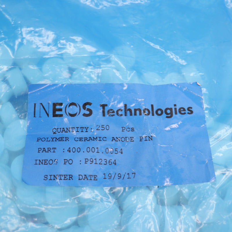 (250-Pk) Ineos Polymer Anode Pin Ceramic 400.001.0054