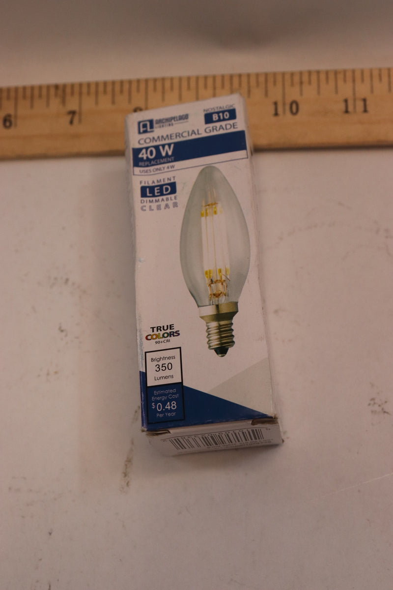 Archipelago Lighting Decor Blunt-Tip  LED Lamp Bulb 40W B10