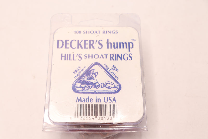 (100-Pk) Decker's Hump Hill's Shoat Rings