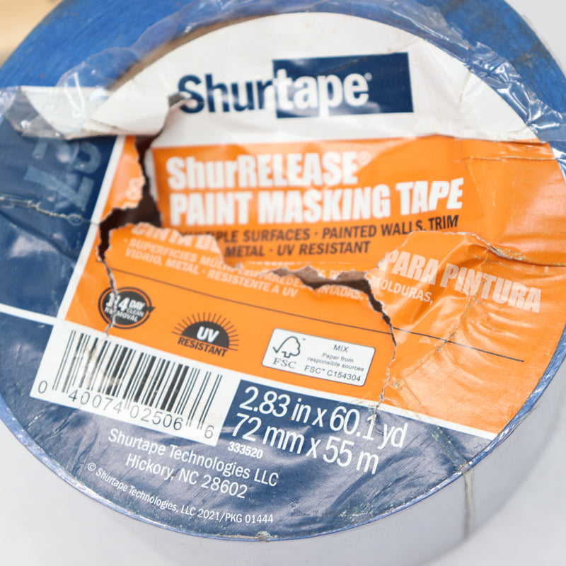 Shurtape Painter's Masking Tape Blue 2.83" x 60-yds