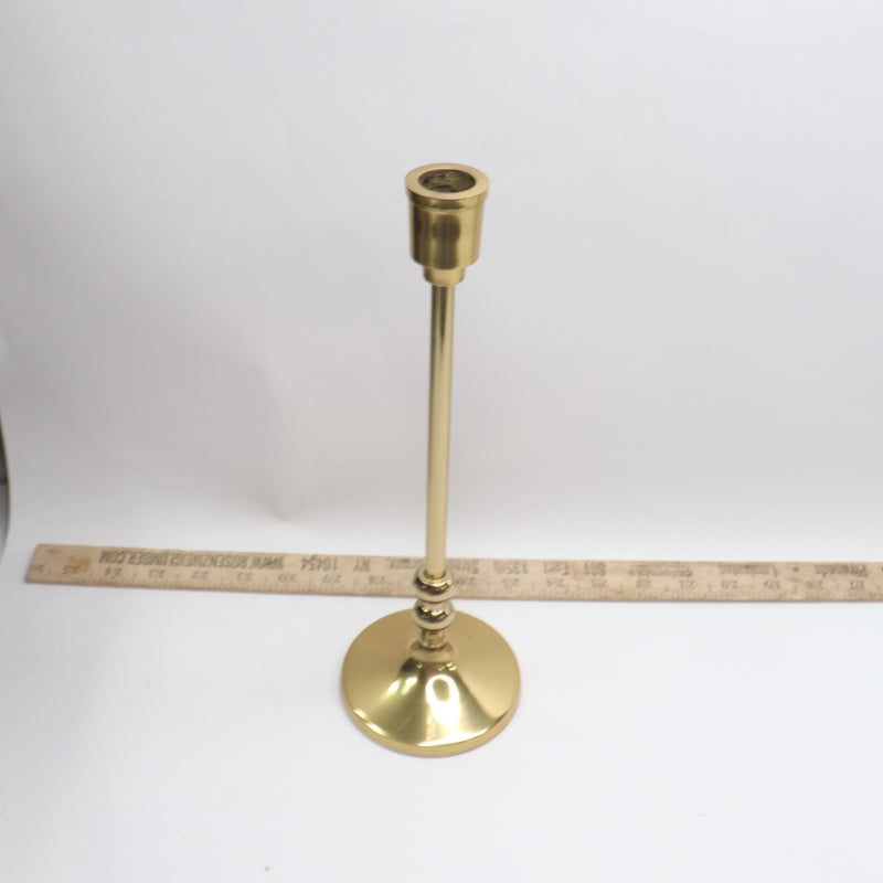 H&M Candlestick Gold-Colored Metal 11-1/8" 179358