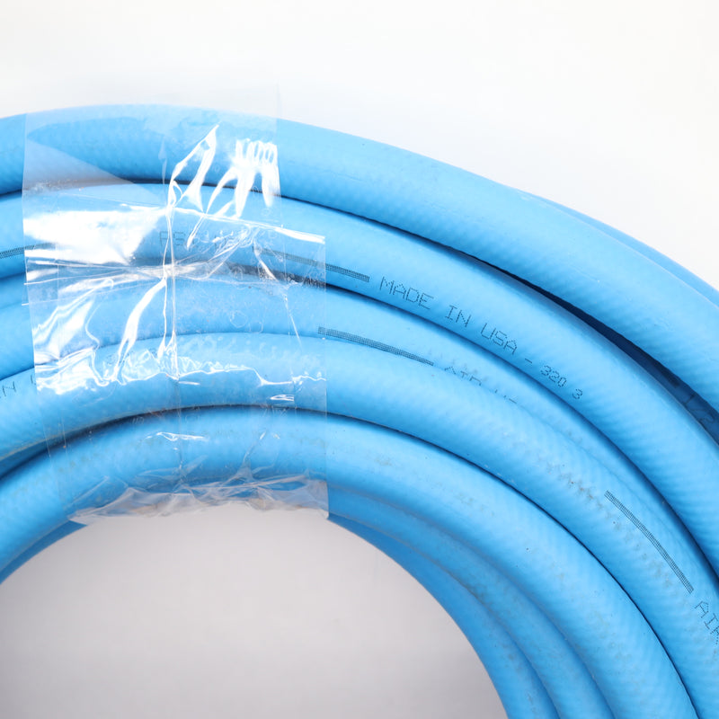 Air Hose Blue 1/2" ID x 50' - Hole Only (No Attachments)