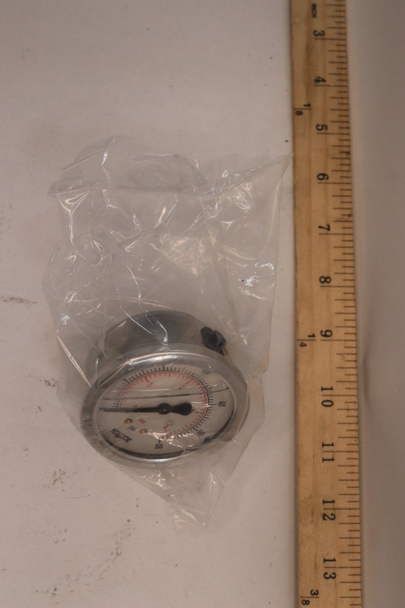 NoShok Pressure Gauge 60 PSI 2-1/2" Diameter 25-911-60