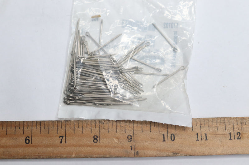 (100-Pk) Imperial Supplies Cotter Pin Stainless Steel 1/16" X 1" 170702