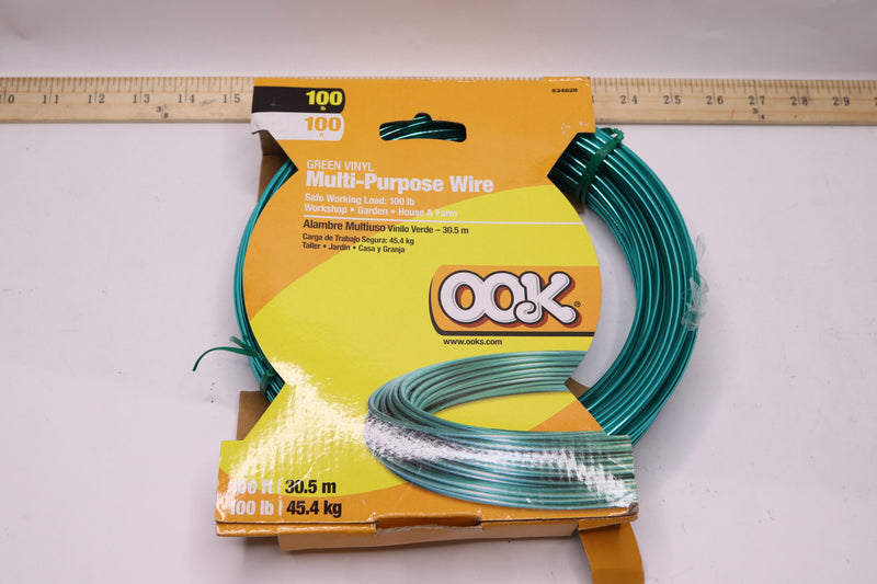 OOK Multi-Purpose Wire Green Vinyl 100 Lb 100' 534828