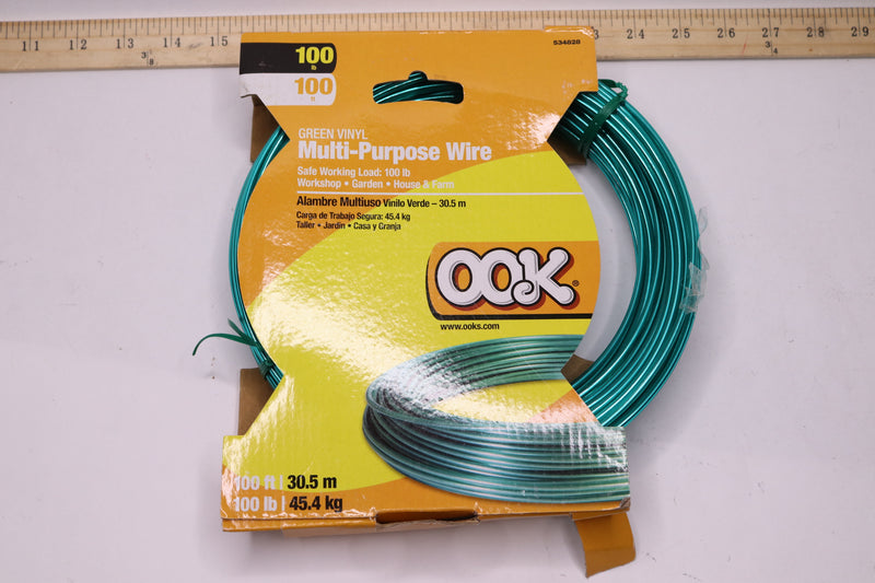 OOK Multi-Purpose Wire Green Vinyl 100 Lb 100' 534828