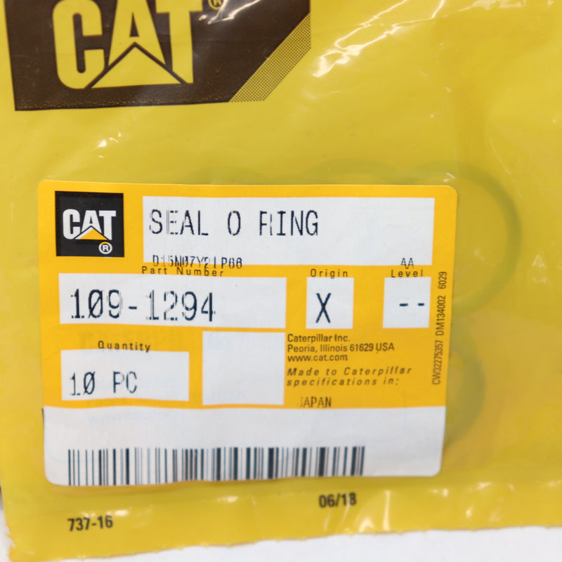 (10-Pk) CAT 90A FKM O-Ring 2.4 X 20.8MM 109-1294